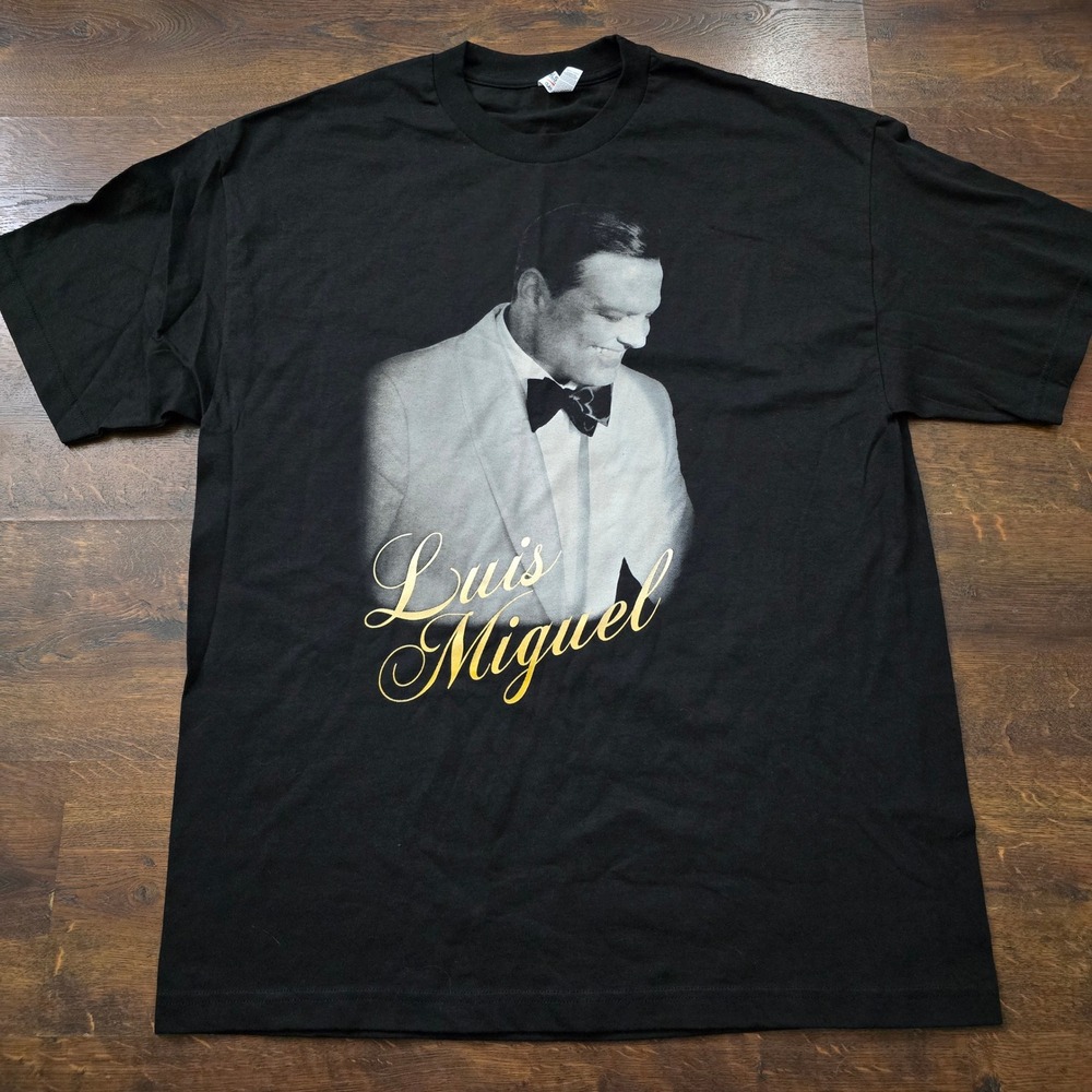 Luis Miguel 2018 Tour Shirt Mens XL Black Mexico Por Siempre Concert Tee Alstyle